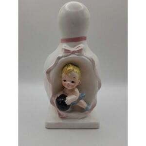 1960s Vintage‎ Rare Bowling Baby Planter Flower Planter